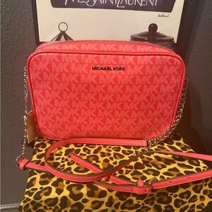 Michael Kors Vibrant Pink Crossbody Bag